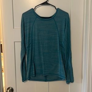 Blue Lululemon long sleeved shirt